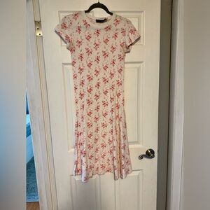 Ralph Lauren Pink and cream white floral print